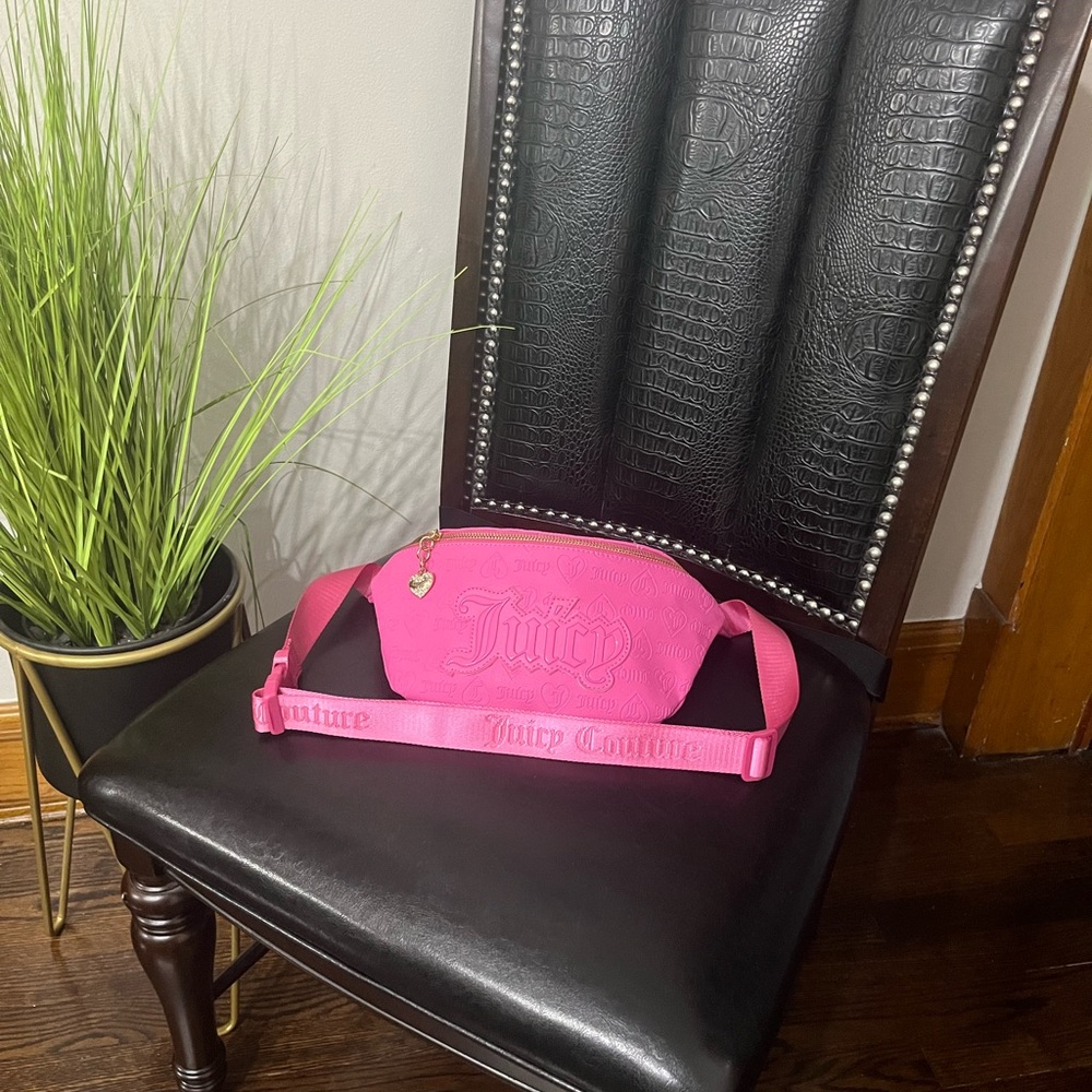 Juicy Couture Pink Logo Belt Bag
